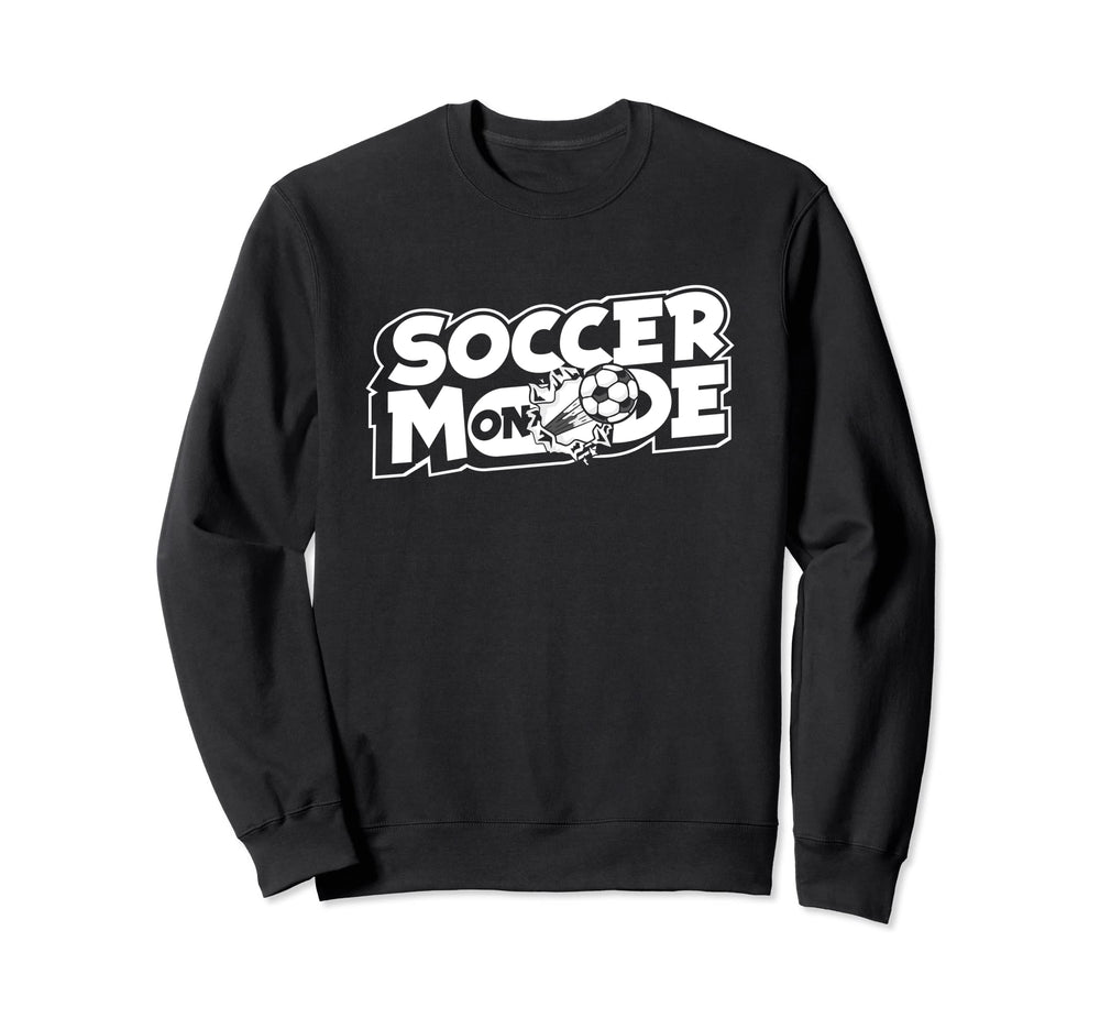 Soccer Mode Futbol Fu Ball Goal Sweatshirt - Aesthetic Graphic Unisex