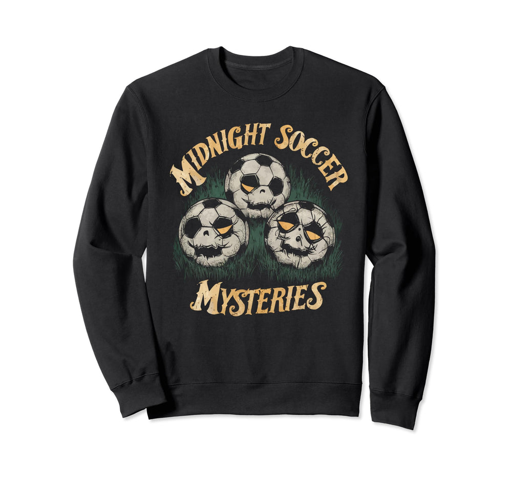 Soccer Halloween Spooky Sweatshirt - Aesthetic Graphic for Adults