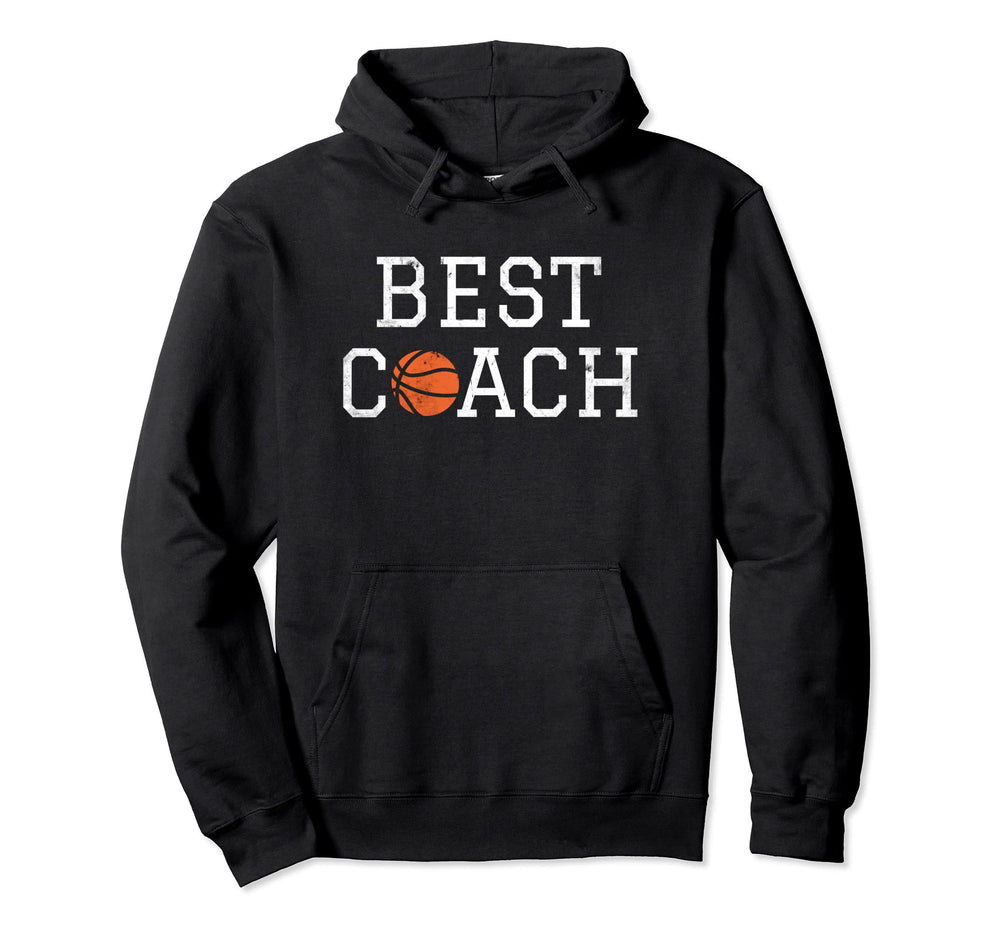 Best Coach Basketball Coaching Hoodie - Minimalist Print Men Women