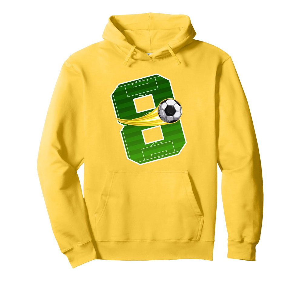 Soccer 8Th Birthday Im 8 Childrens Hoodie - Fun Novelty Design Unisex