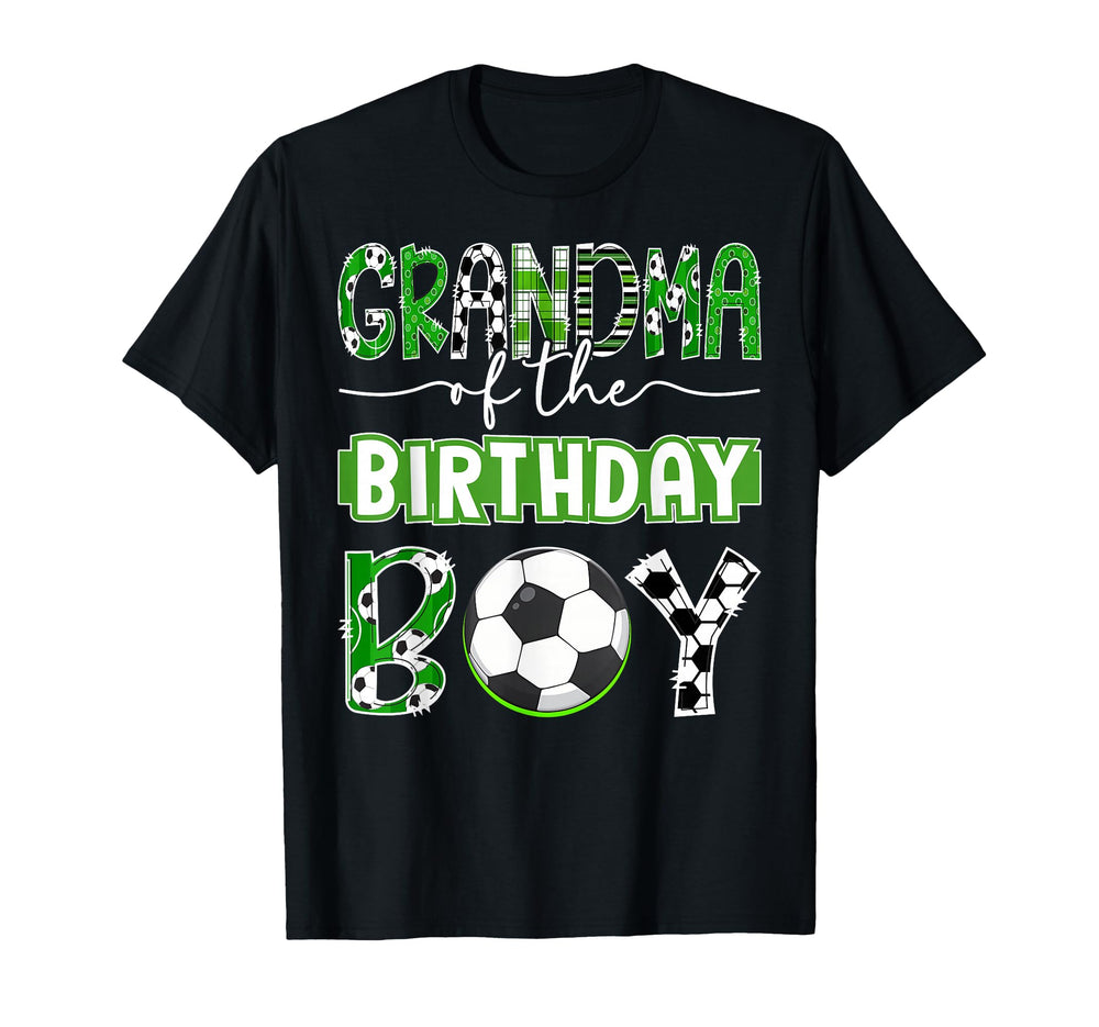 Grandma Birthday Soccer Player Birthday T-Shirt - Streetwear Style Unisex