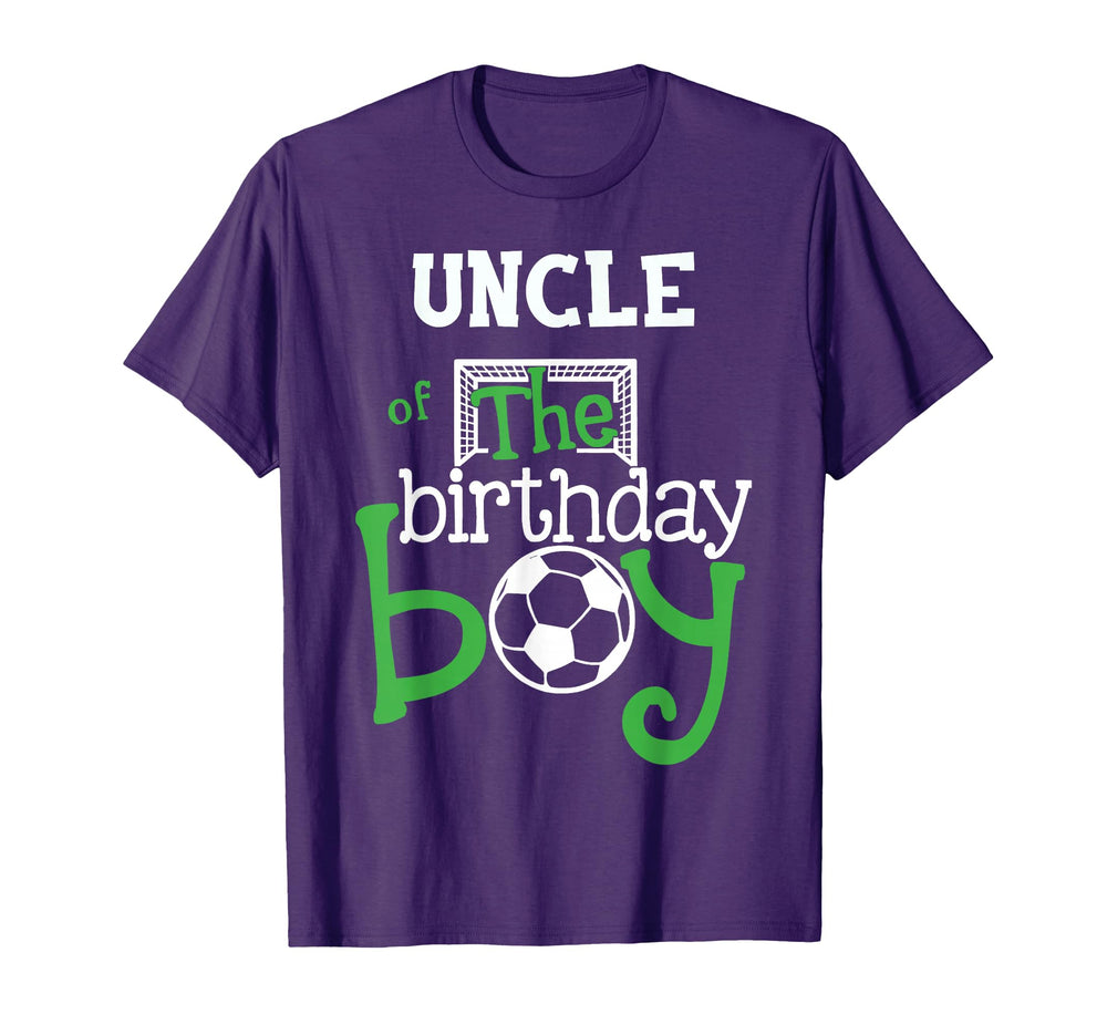 Uncle Birthday Soccer Player T-Shirt - Aesthetic Graphic for Adults