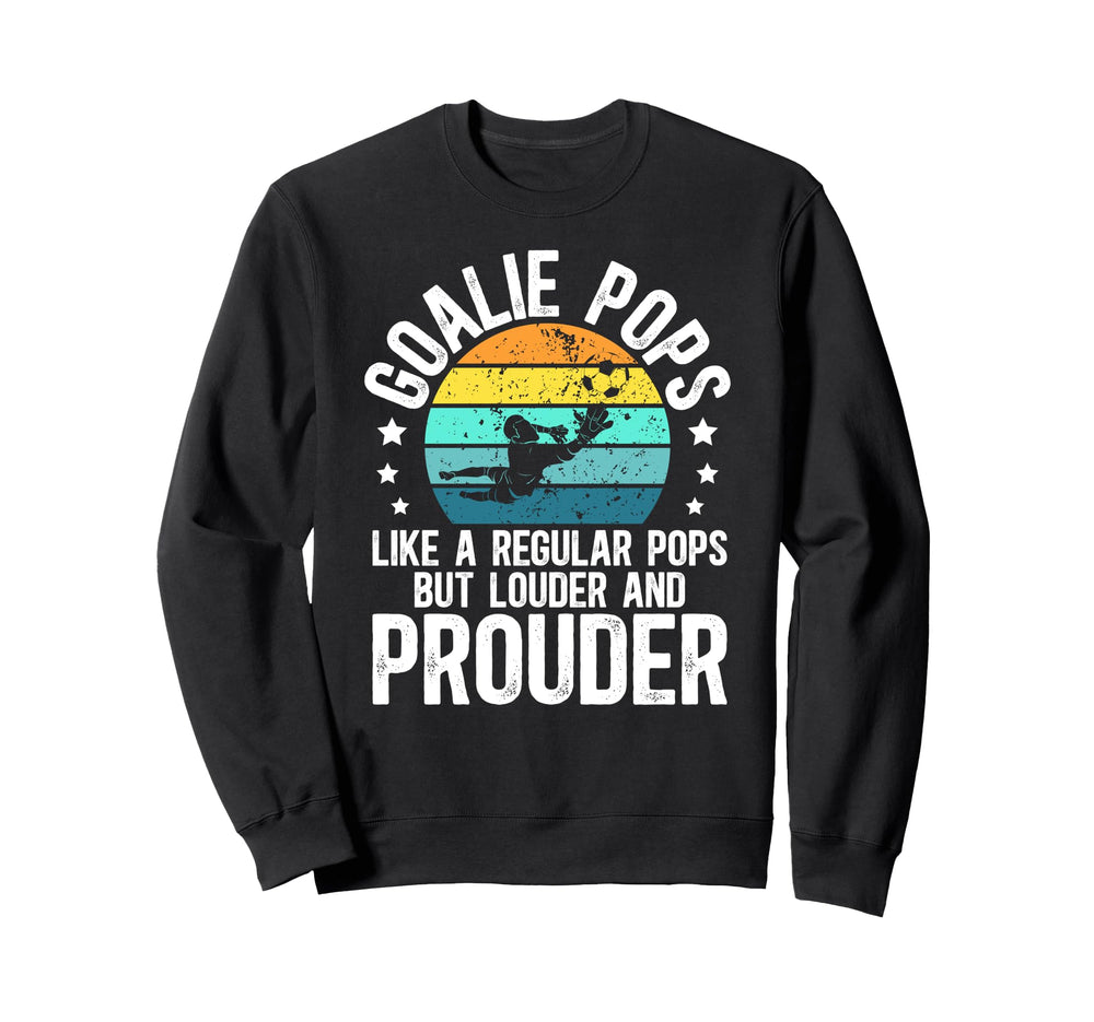 Soccer Goalie Pops Definition Soccer Sweatshirt - Aesthetic Graphic Unisex