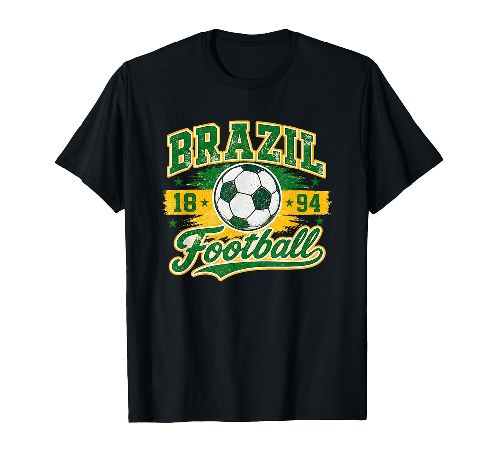 Brazil Football Tradition 1894 Soccer T-Shirt - Minimalist Print Unisex