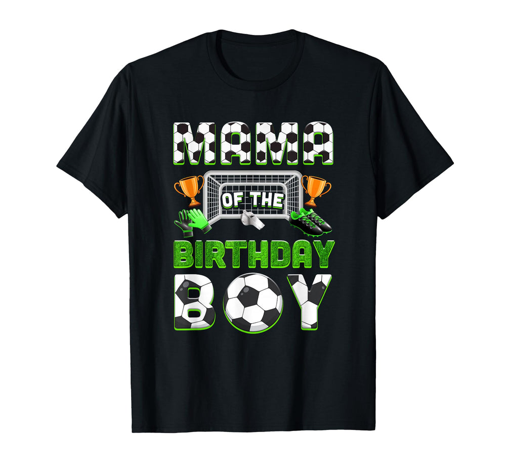 Mama Birthday Soccer Family Matching Party T-Shirt - Trendy Graphic Unisex