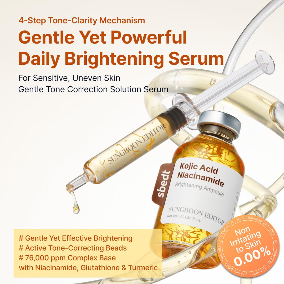 Sungboon Editor Kojic Acid Niacinamide Brightening Ampoule - Snipetell