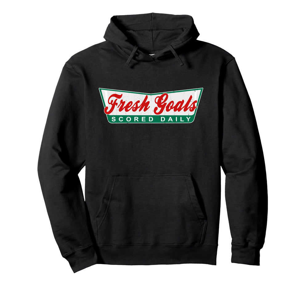 Soccer Fresh Goals Scored Daily Soccer Hoodie - Unique Graphic Men Women