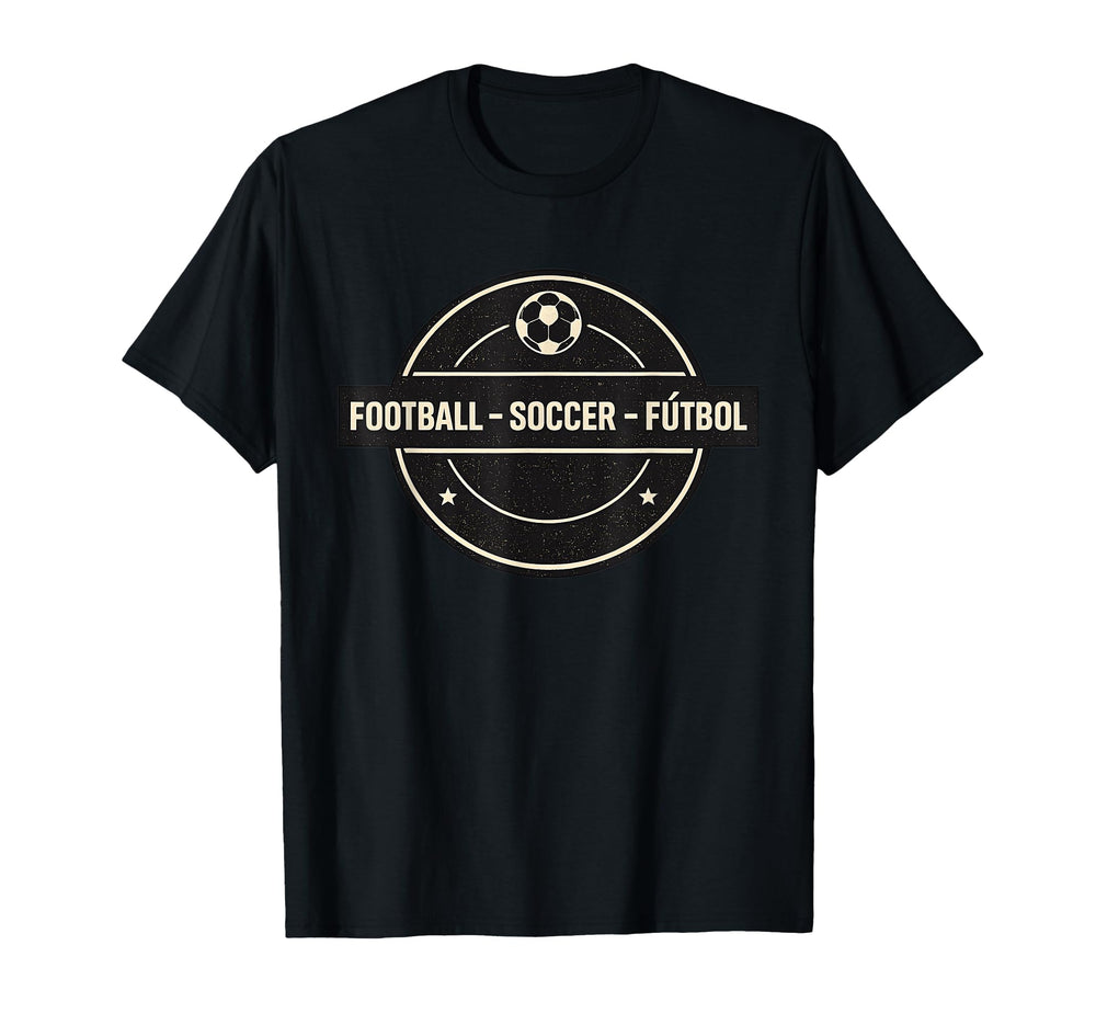 Football Soccer F Tbol Multilingual T-Shirt - Novelty Apparel for Adults