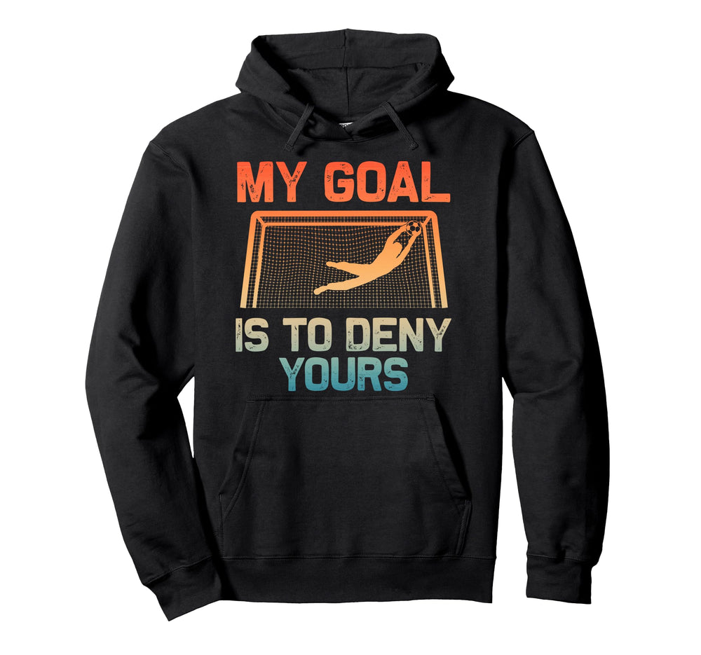 Soccer Goalie Art Gag Soccer Player Hoodie - Aesthetic Graphic for Adults