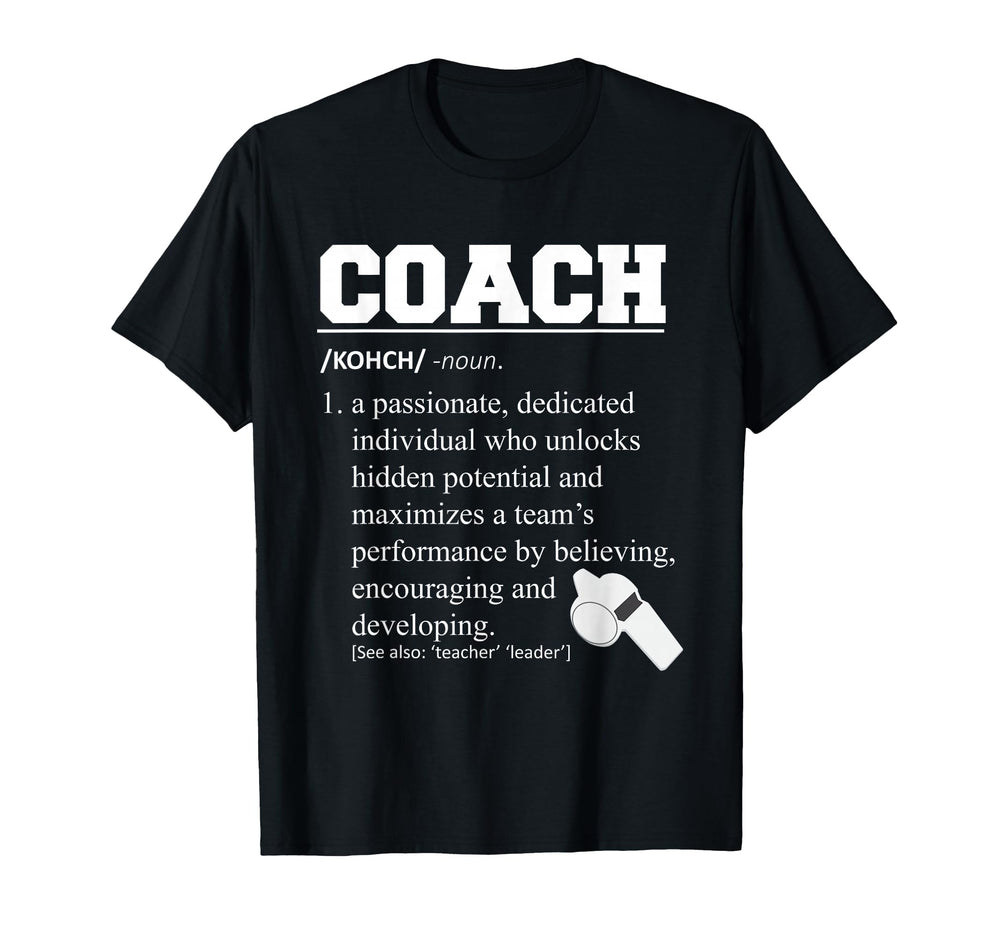 Coach Definition Teez Coaches T-Shirt - Fun Novelty Design Unisex