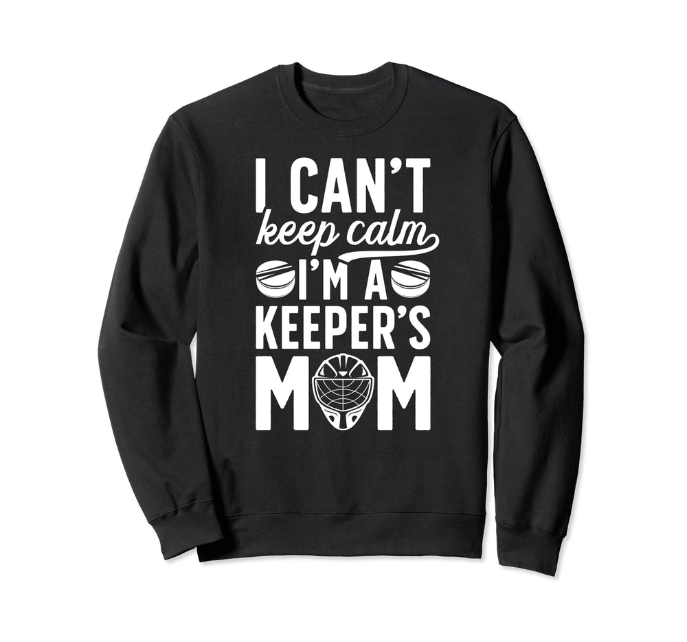 Im Hockey Keeper Mom Ice Hockey Sweatshirt - Trendy Graphic Unisex