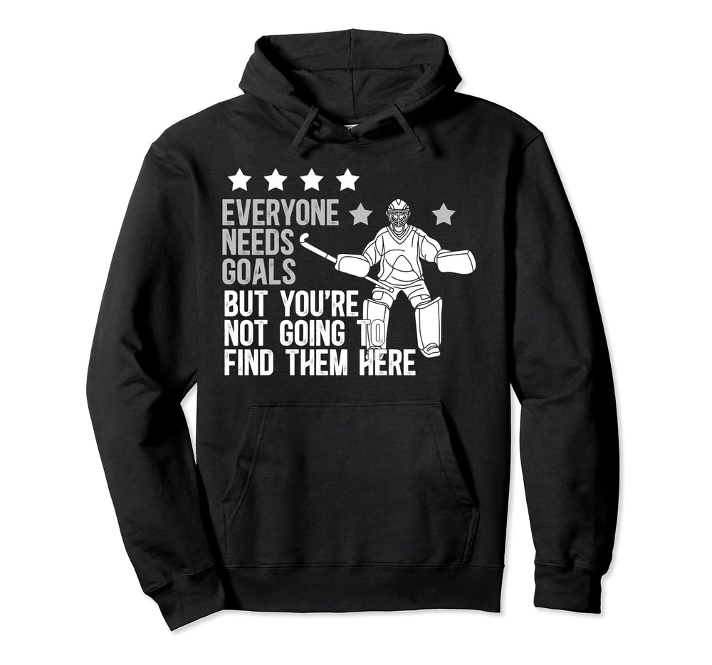 Field Hockey Keeper Funny Field Hoodie - Streetwear Style for Adults