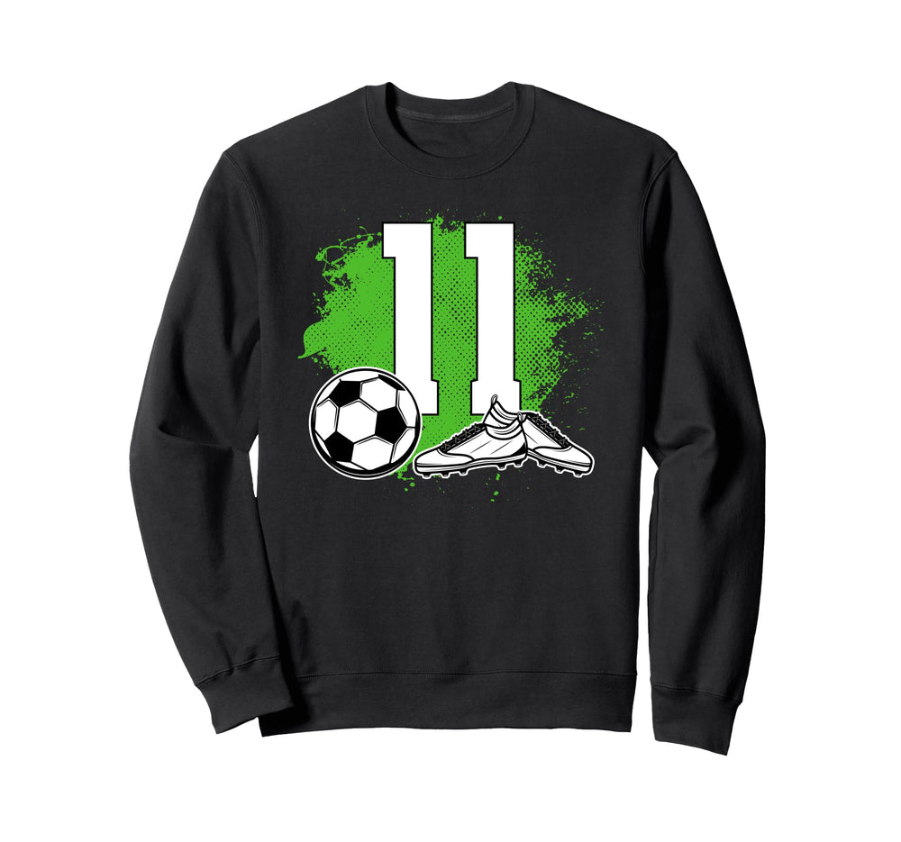 11Th Birthday Soccer Eleven Sweatshirt - Fun Novelty Design for Adults
