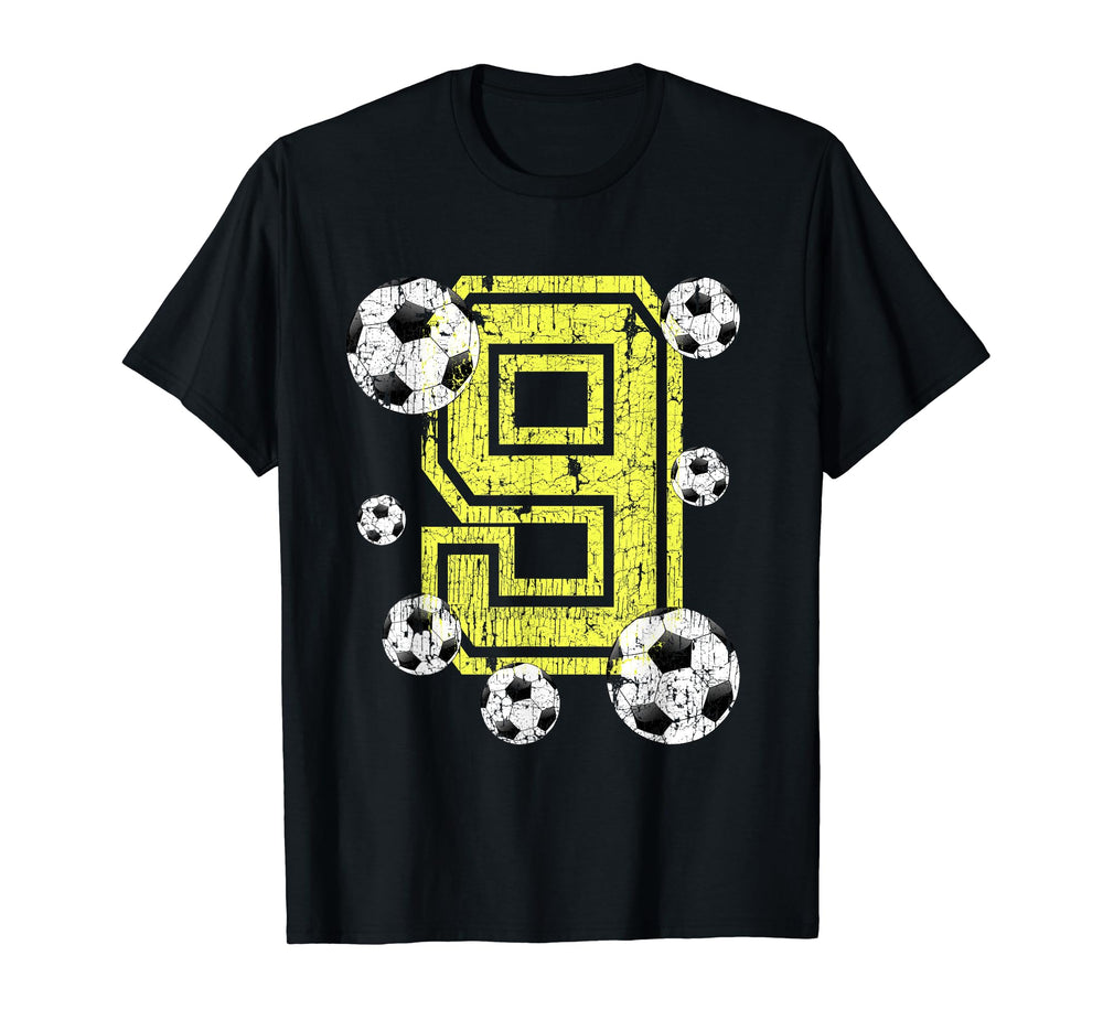 9Th Birthday Soccer Fan Gift And T-Shirt - Graphic Print for Adults