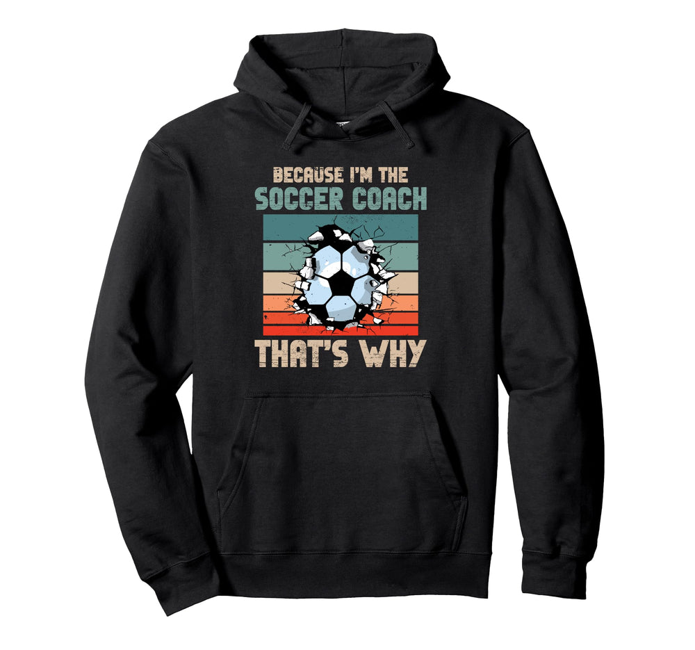 Coaching Soccer Dad Coach Soccer Coach Hoodie - Casual Everyday Wear Unisex