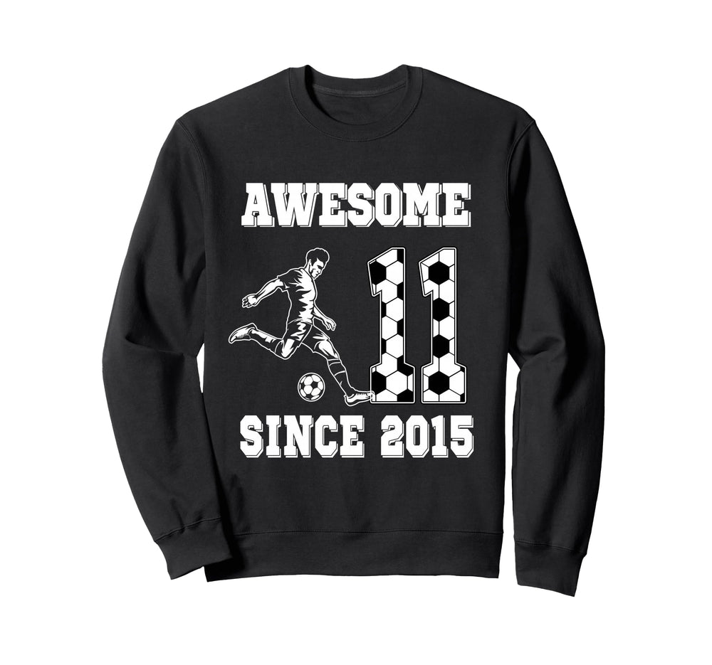 11 Year Old Birthday Soccer Sweatshirt - Fun Novelty Design Men Women