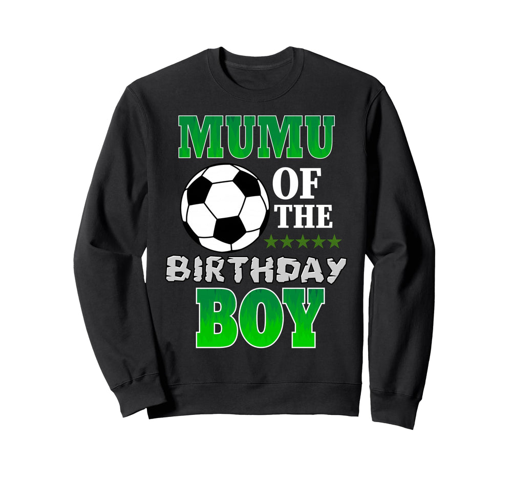 Mumu Birthday Soccer Stars Outfit Sweatshirt - Graphic Print Unisex