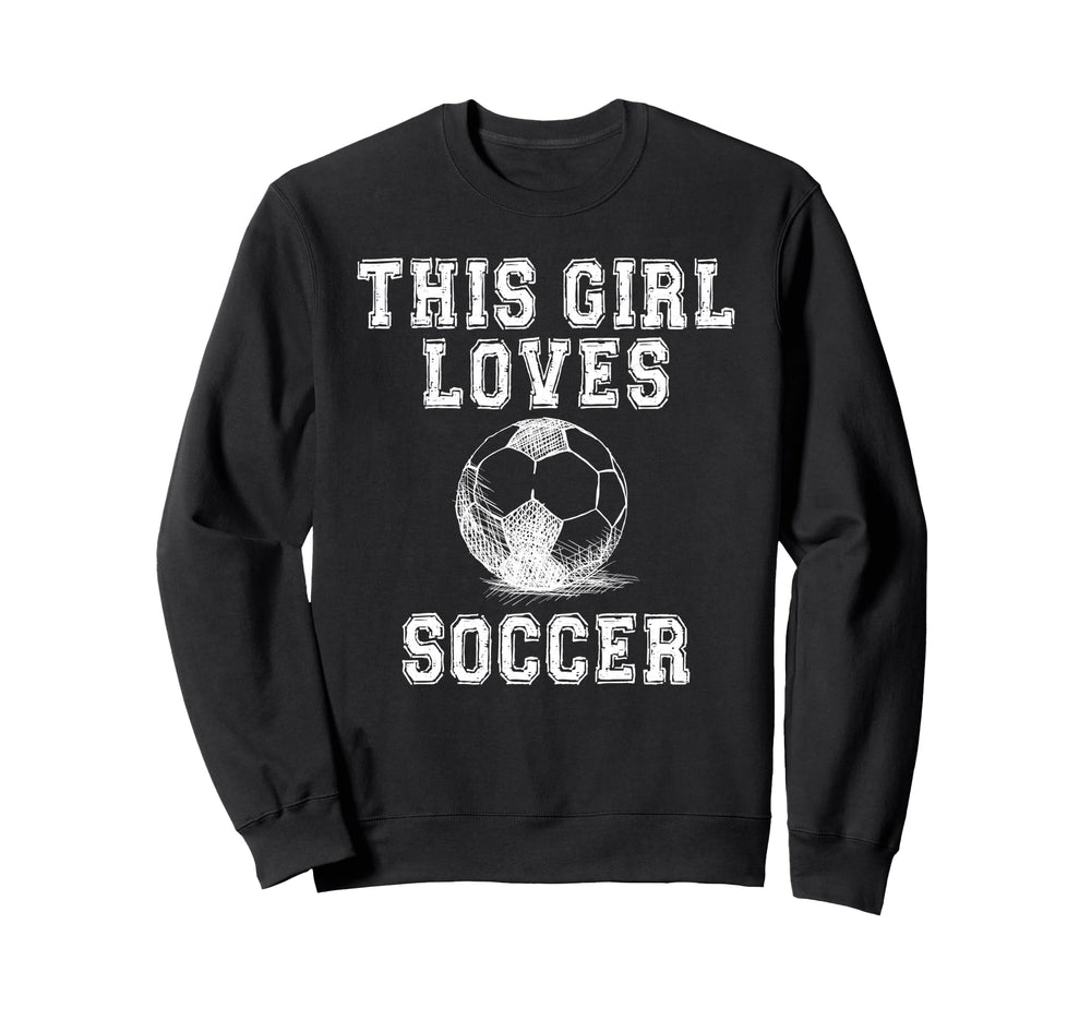 This Loves Soccer Game Day Female Sweatshirt - Streetwear Style Unisex