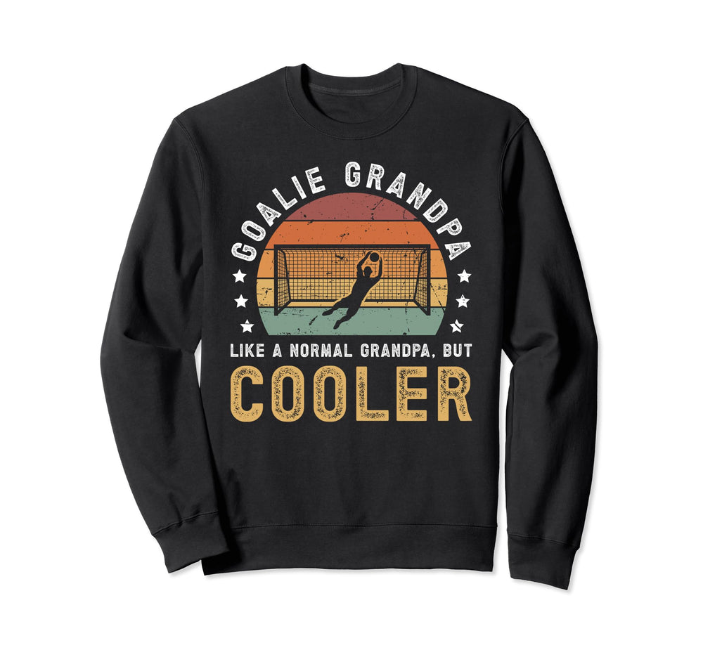 Soccer Goalie Grandpa Soccer Sweatshirt - Custom Art Print for Adults