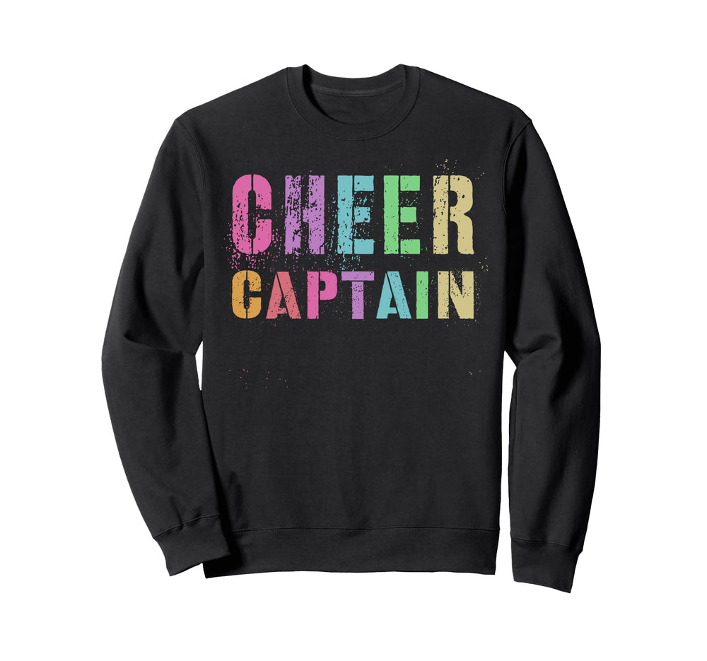 Cheer Captain Cheerleading Team Sweatshirt - Aesthetic Graphic Unisex