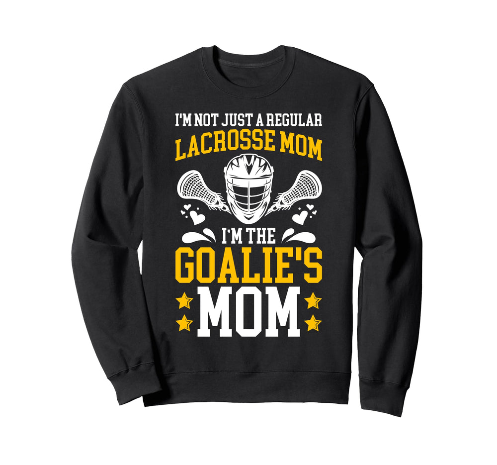 Proud Lacrosse Goalkeeper Mom Sweatshirt - Casual Everyday Wear Unisex