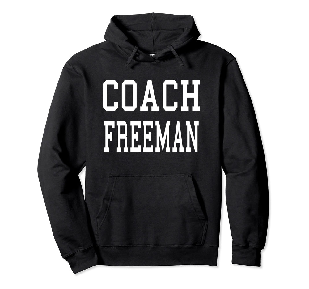 Coach Freeman Custom Football Soccer Hoodie - Minimalist Print Men Women