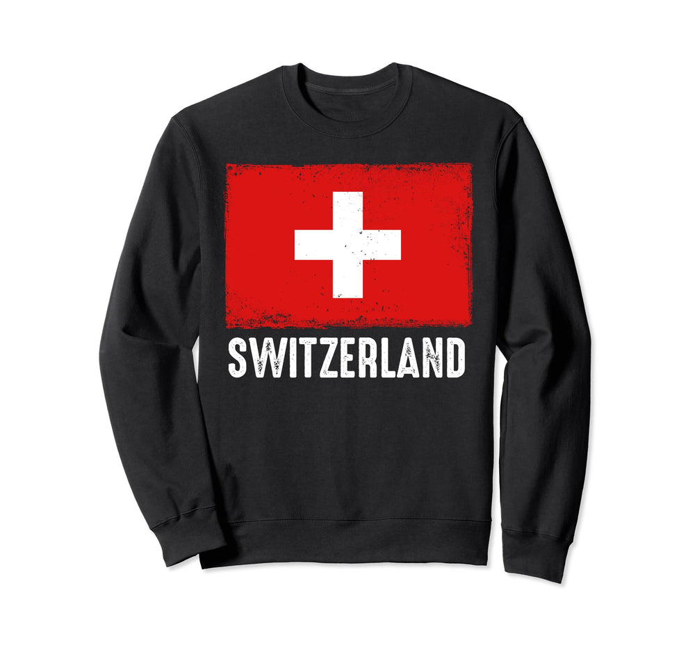 Switzerland Football Soccer Team Sweatshirt - Unique Graphic Men Women
