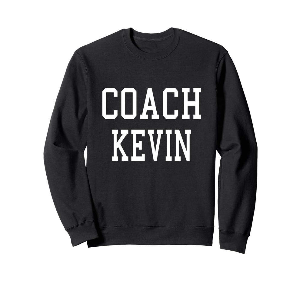 Coach Kevin Custom Football Soccer Sweatshirt - Trendy Graphic for Adults