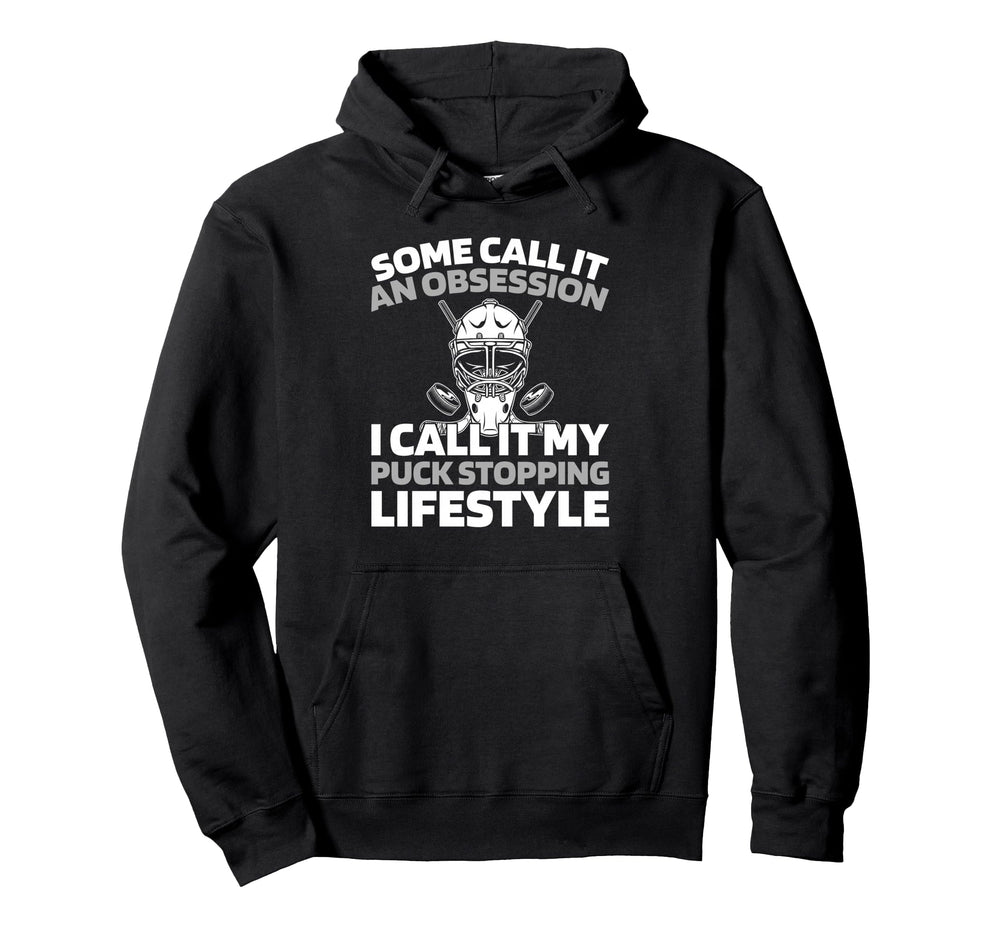 Hockey Goalkeeper Ice Hockey Goalie Hoodie - Graphic Print Unisex