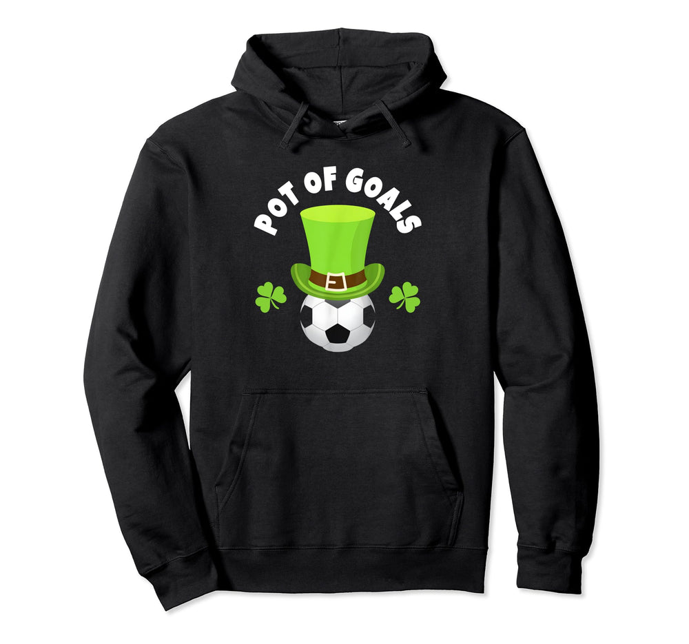 Soccer Strikers Pot Goals Hoodie - Graphic Print for Adults