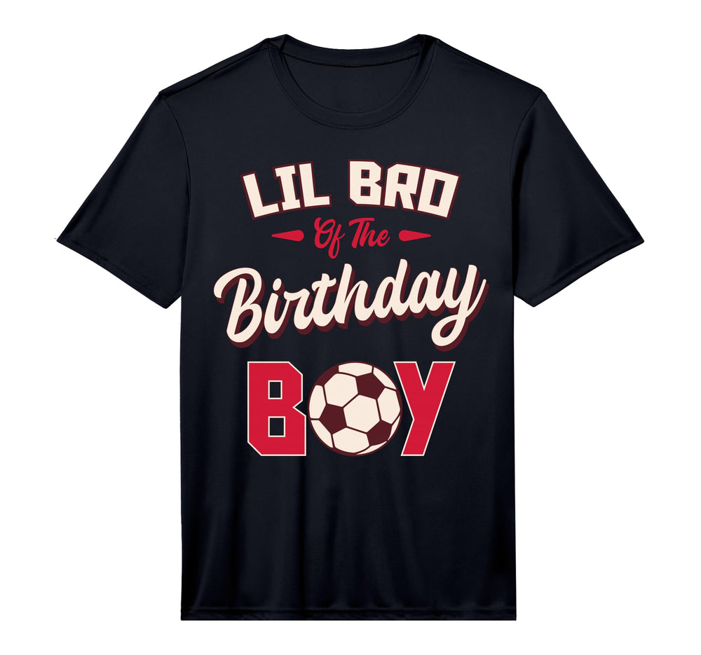 Lil Bro Birthday Soccer Player Bday T-Shirt - Unique Graphic for Adults