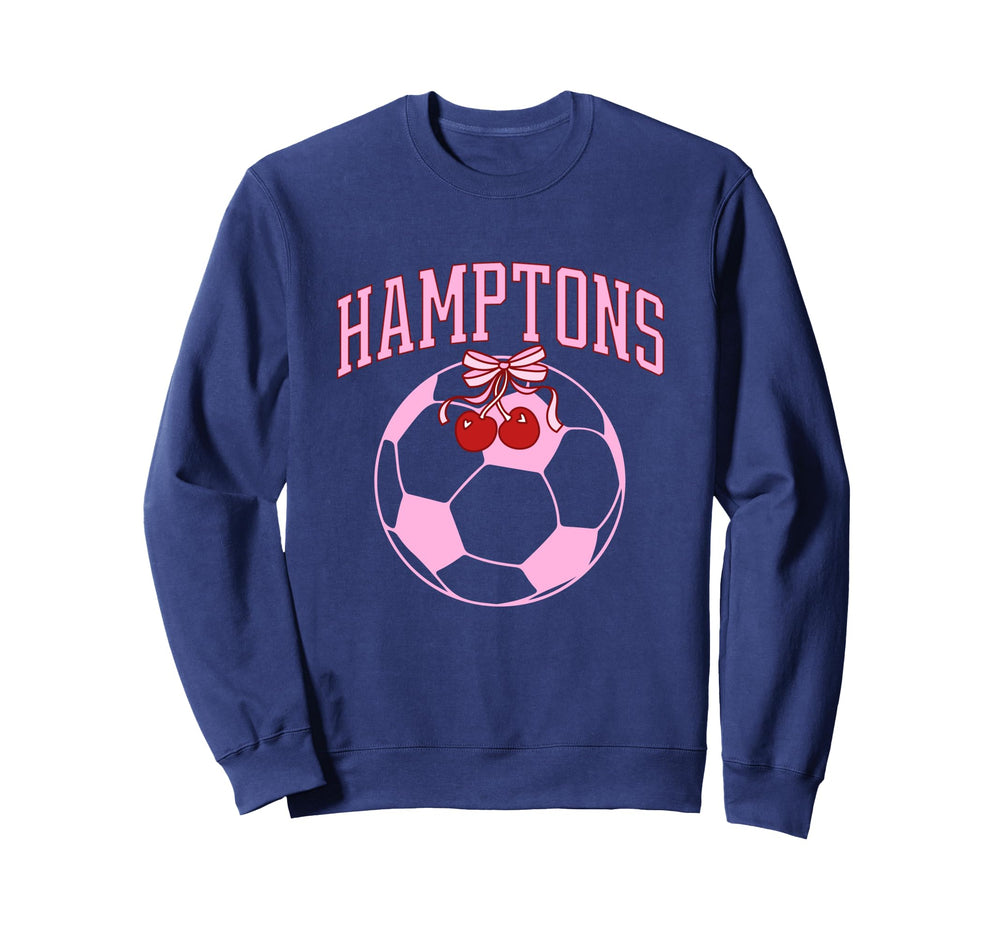 Coquette Hamptons Soccer Preppy Sweatshirt - Casual Everyday Wear Unisex