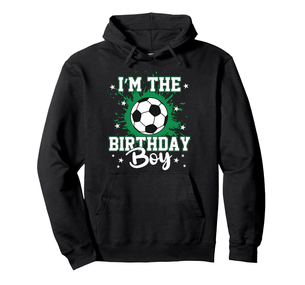 Soccer Ball Sports Birthday Party Hoodie - Fun Novelty Design for Adults