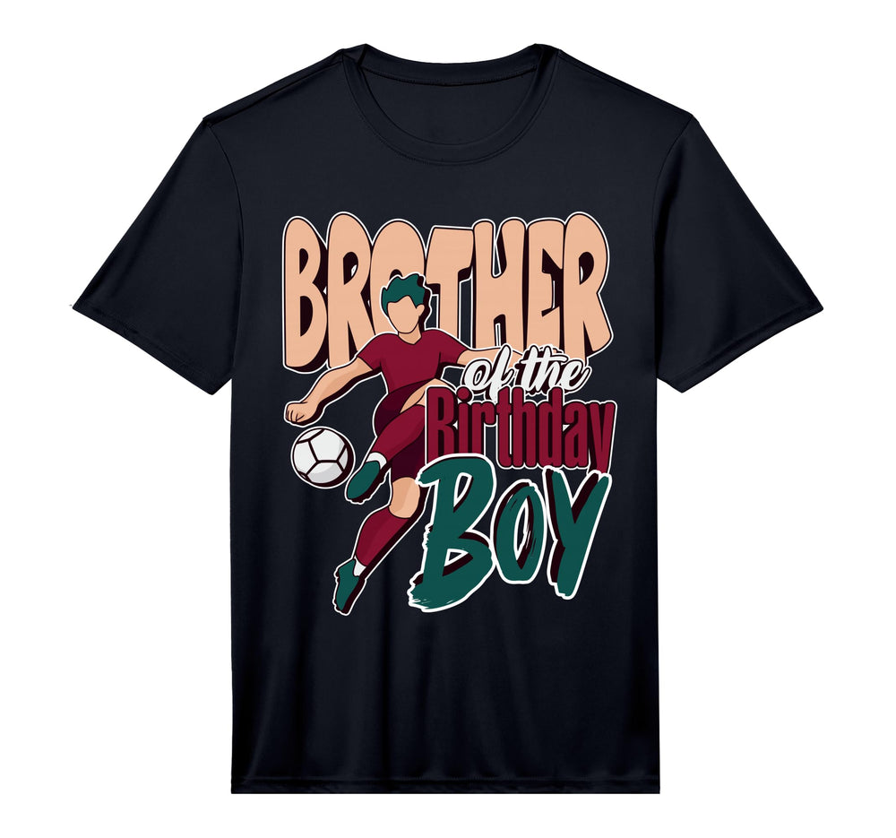 Brother Birthday Soccer Matching T-Shirt - Fun Novelty Design Unisex