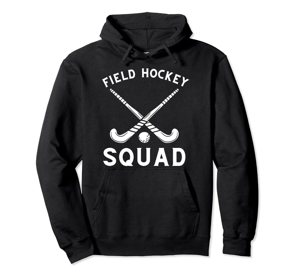 Field Hockey Bandy And Street Hockey Hoodie - Minimalist Print for Adults