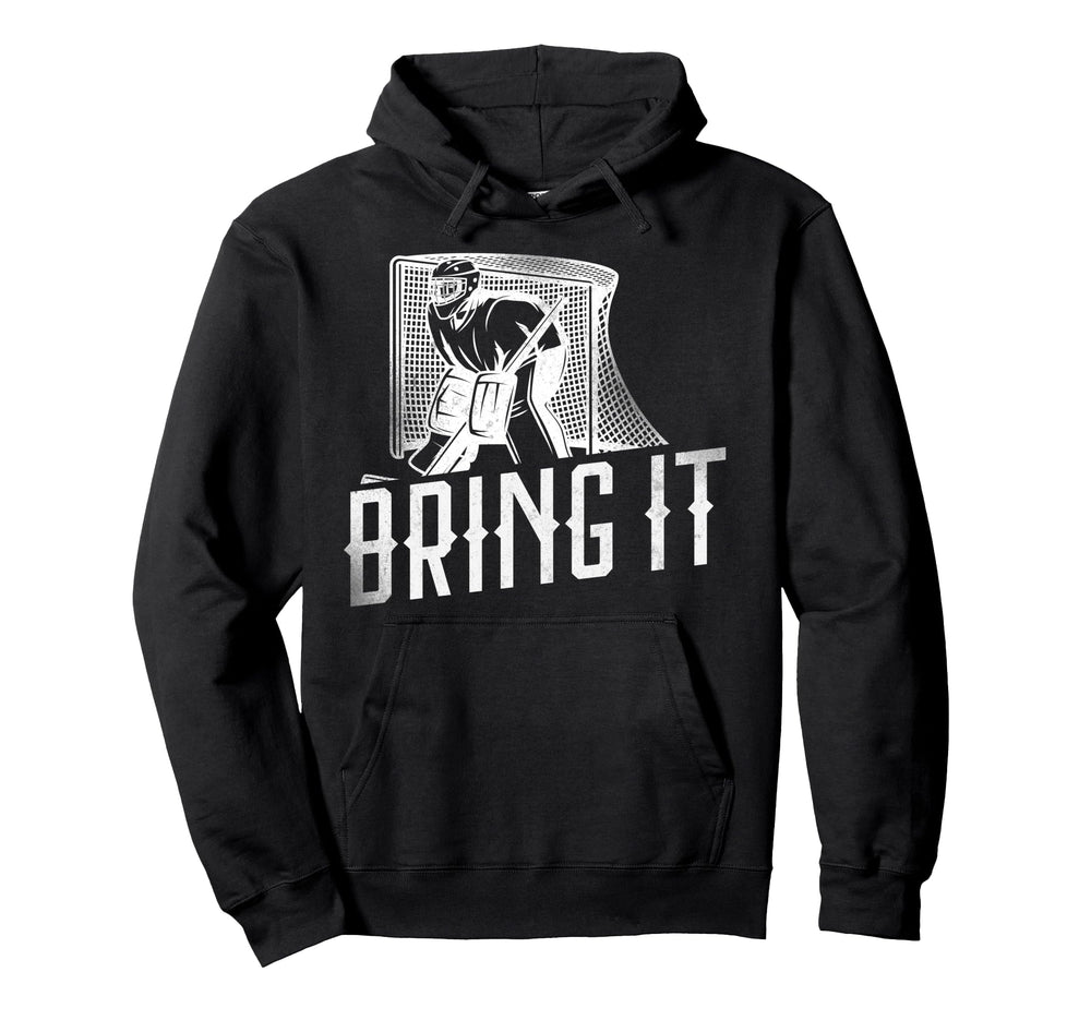 Ice Hockey Goalie Goalkeeper Hoodie - Aesthetic Graphic Men Women