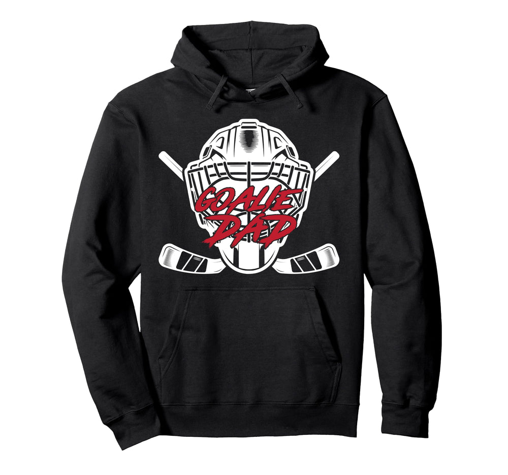 Ice Hockey Goalie Dad Hockey Keeper Hoodie - Streetwear Style for Adults