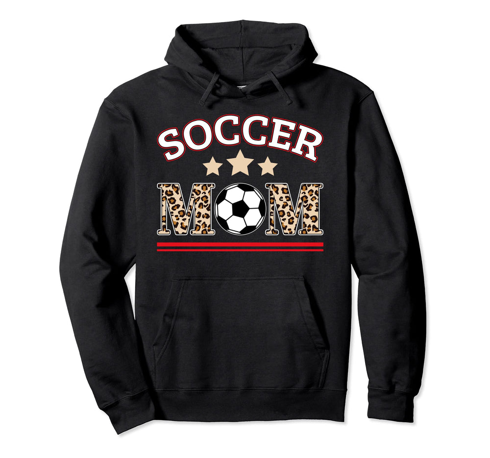 Funny Soccer Mom Leopard Cheetah Hoodie - Streetwear Style for Adults
