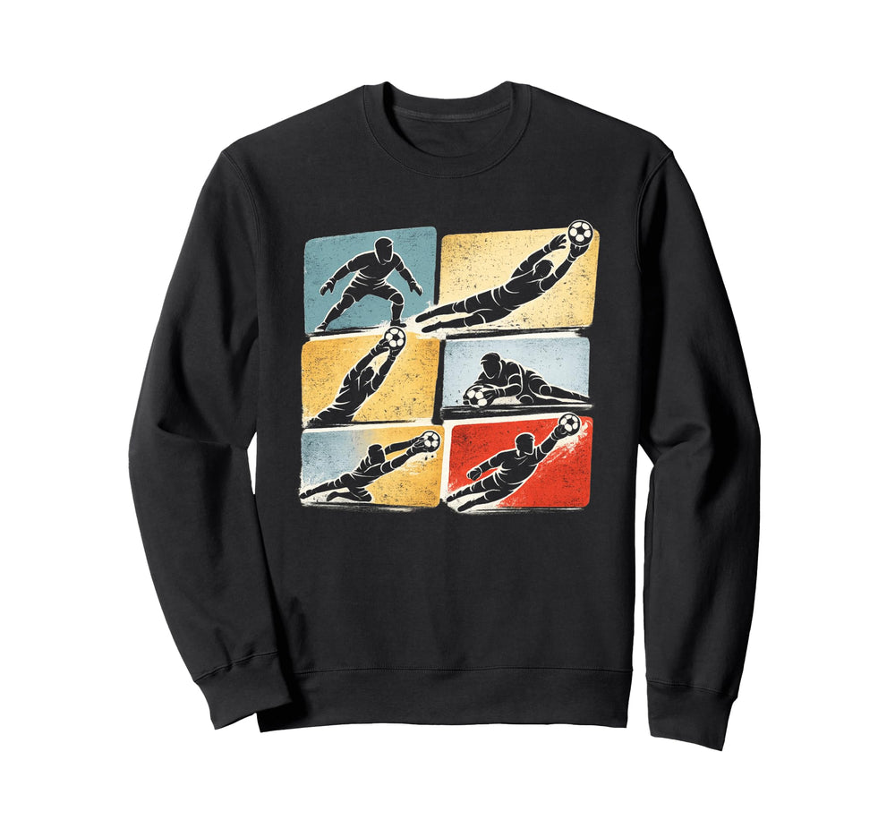 Soccer Goalie Making Saves Sweatshirt - Fun Novelty Design Men Women