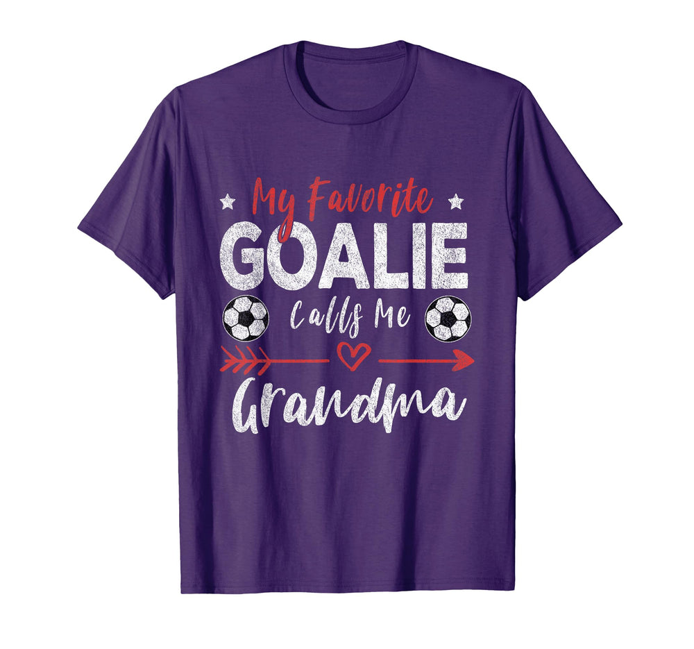 My Favorite Goalie Calls Me Grandma T-Shirt - Custom Art Print Men Women