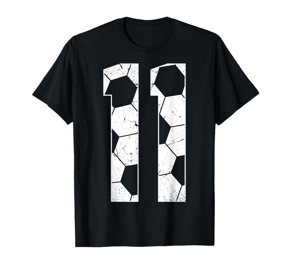 11Th Birthday Soccer Player T-Shirt - Aesthetic Graphic for Adults