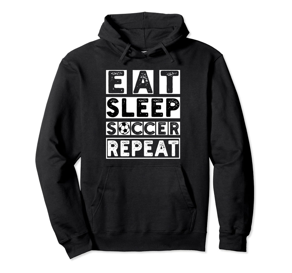 Soccer Player Soccer Lover Coach Eat Hoodie - Custom Art Print Unisex