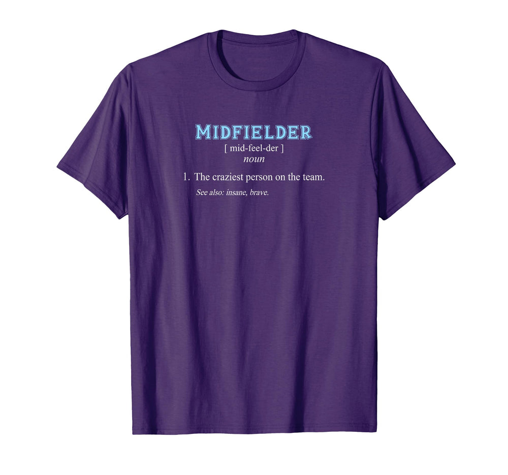 Football Soccer Funny Midfielder T-Shirt - Trendy Graphic for Adults