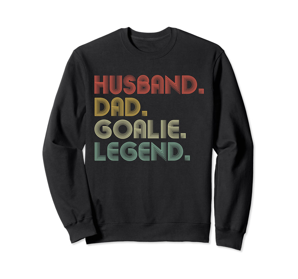 Sarcastic Husband Dad Goalie Legend T-Shirt - Graphic Print for Adults