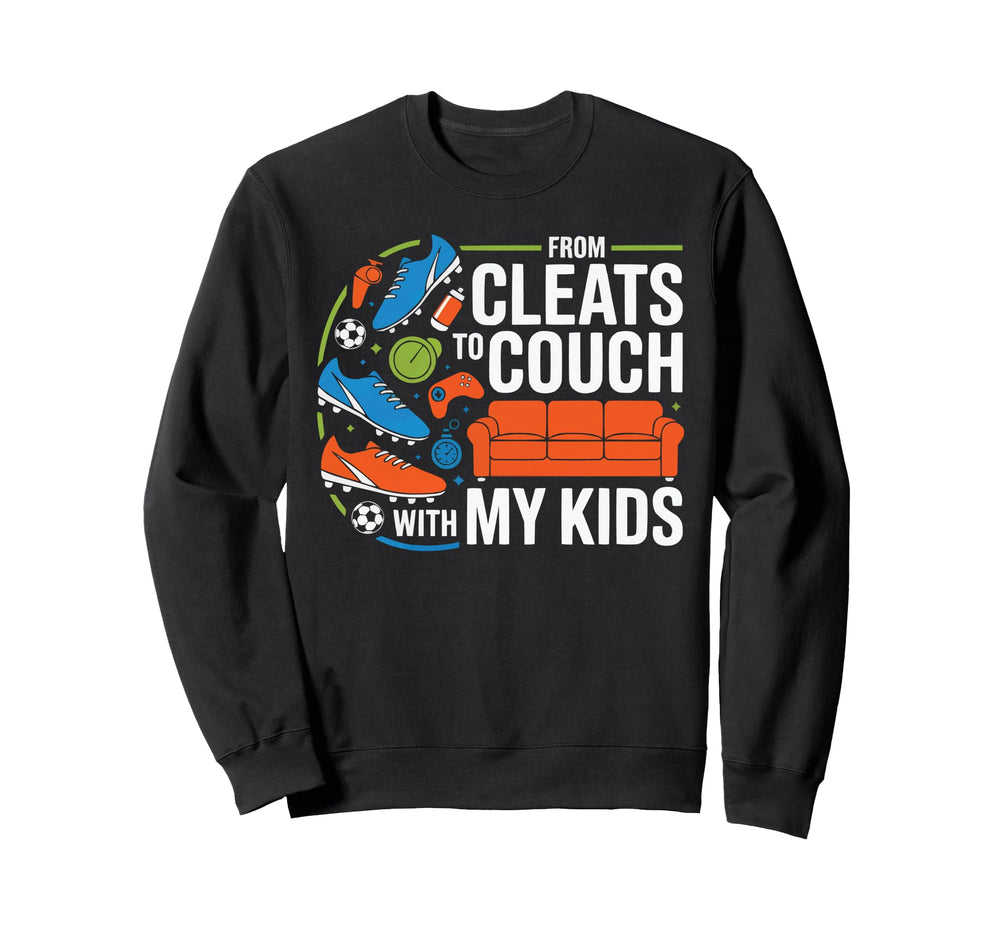 Soccer Player Soccer Dad Kick Sweatshirt - Casual Everyday Wear Unisex