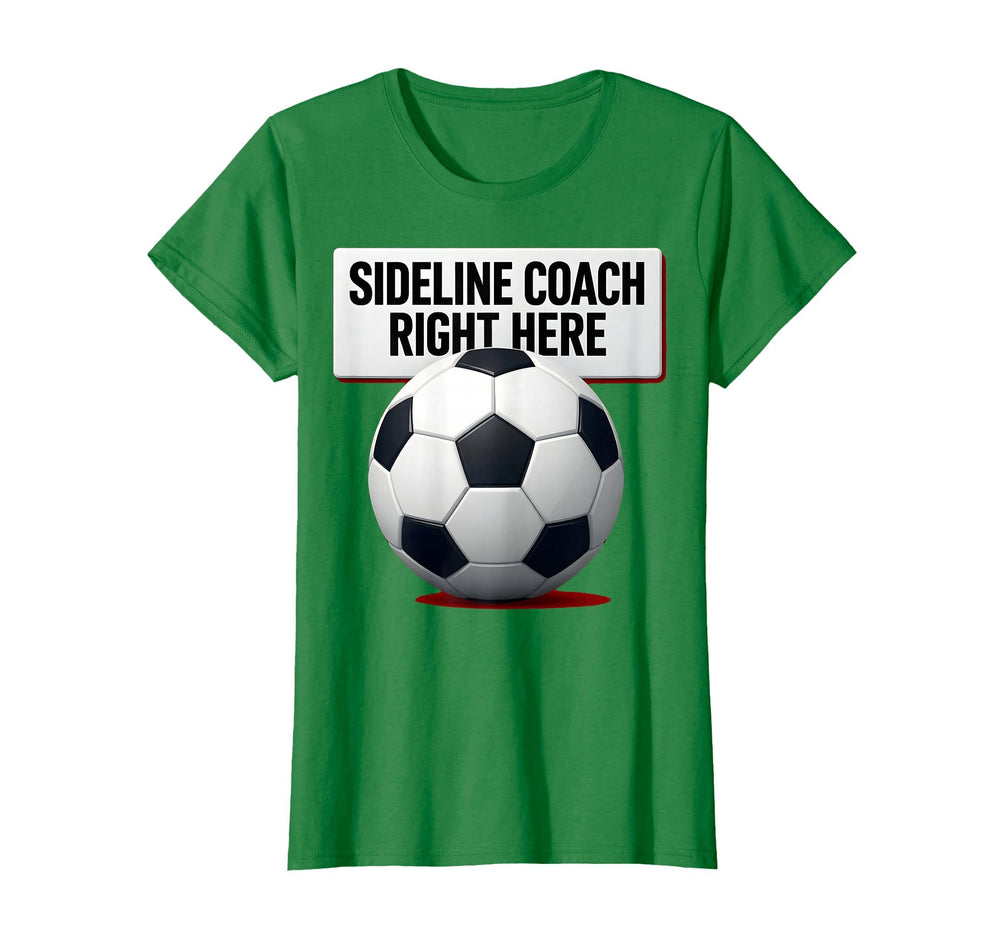 Sideline Coach Soccer Mom T-Shirt - Trendy Graphic Men Women