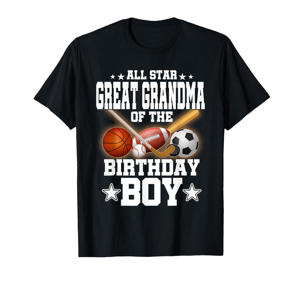 All Star Great Grandma Birthday T-Shirt - Unique Graphic Men Women