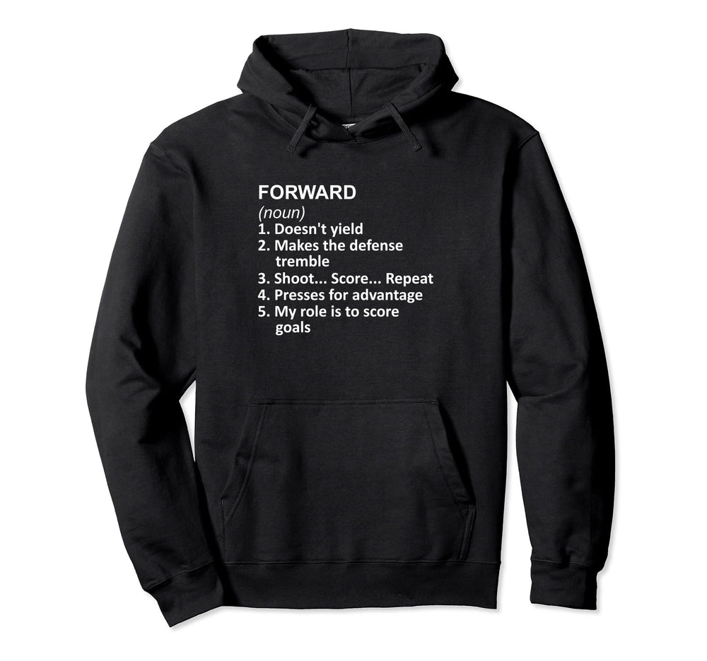 Funny Word Definition Soccer Forward Hoodie - Streetwear Style for Adults