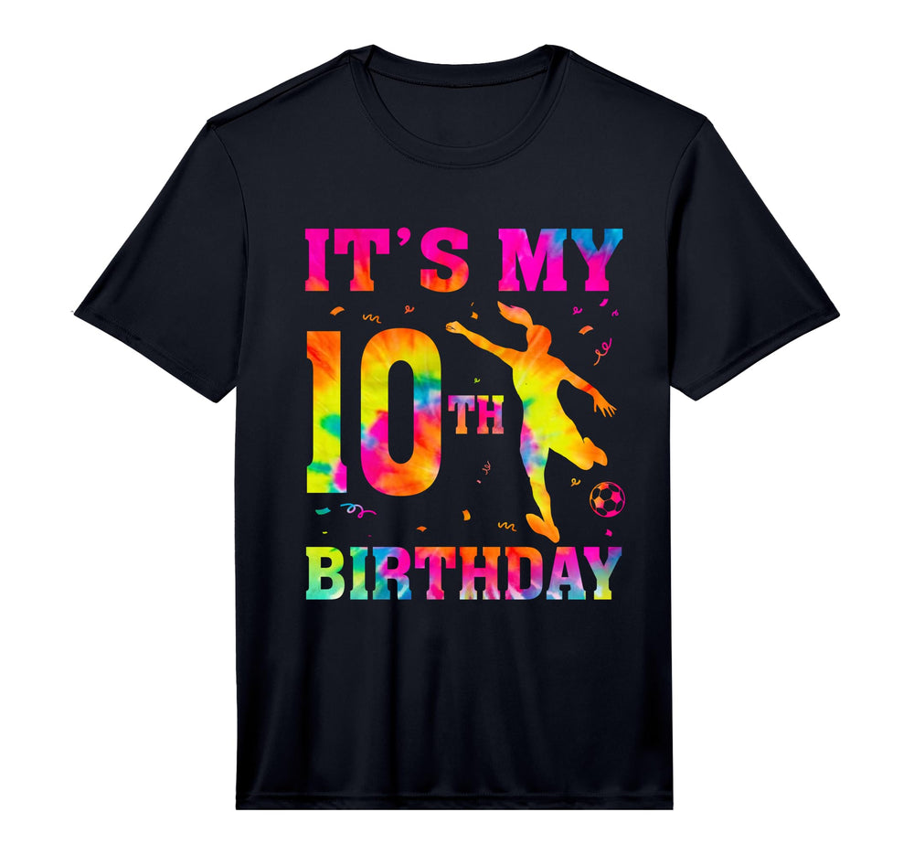 Its My 10Th Birthday Soccer 10 Year Old T-Shirt - Trendy Graphic Men Women