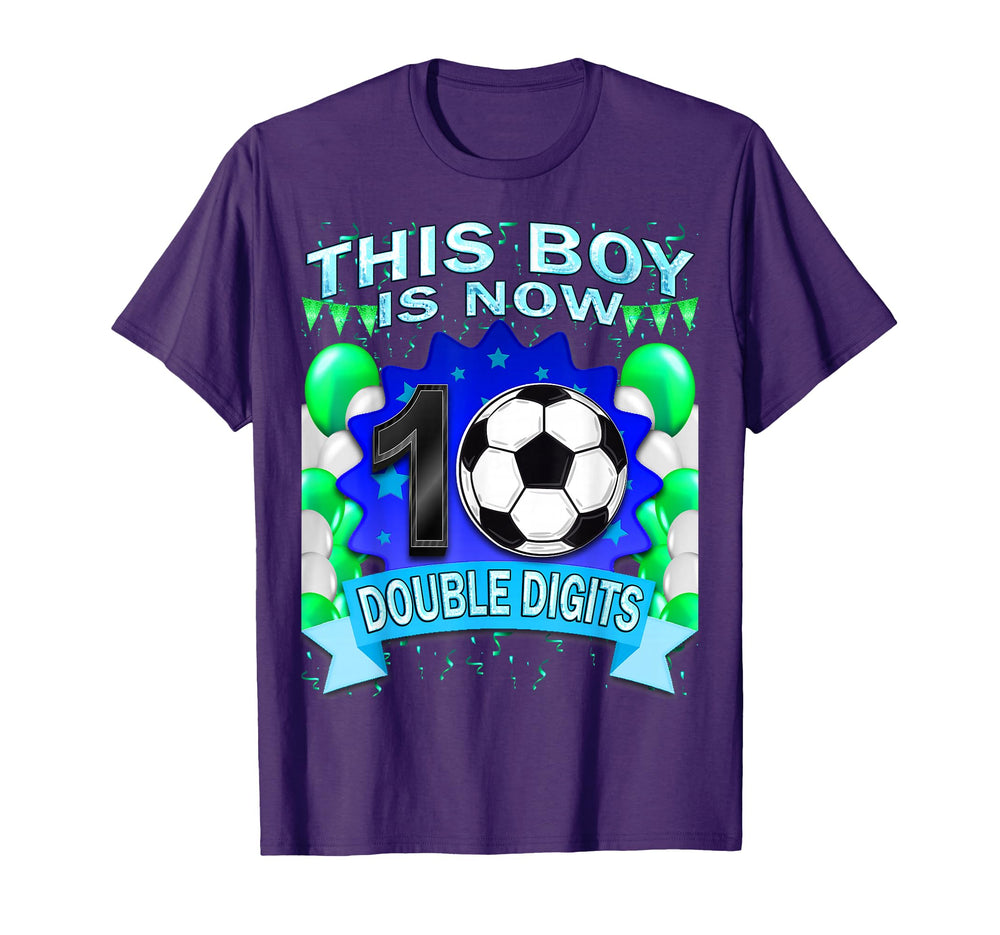 This Now 10 Double Digits Soccer T-Shirt - Casual Everyday Wear Men Women